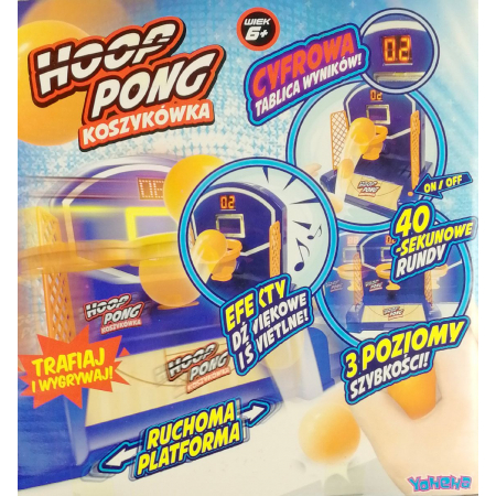 Hoop Pong Koszykówka Gra Zręcznościowa
